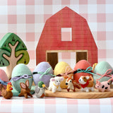 Felt Surprise Egg with Spotted Piglet Inside