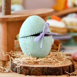 Felt Surprise Egg with Brown Bunny Inside