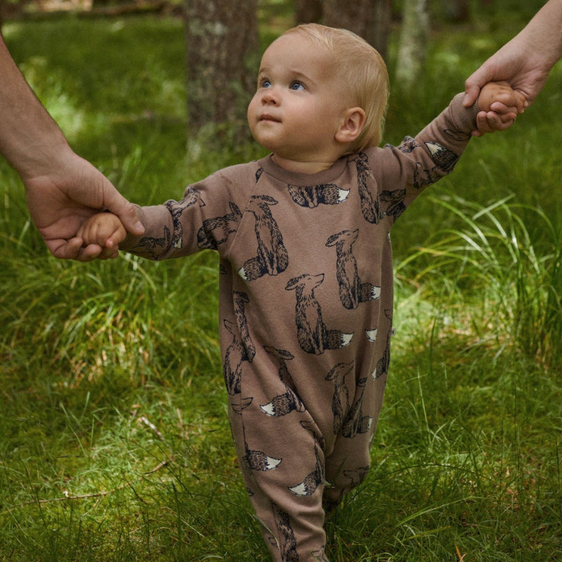 Nature Baby LS Juno Romper - Foxy Cub