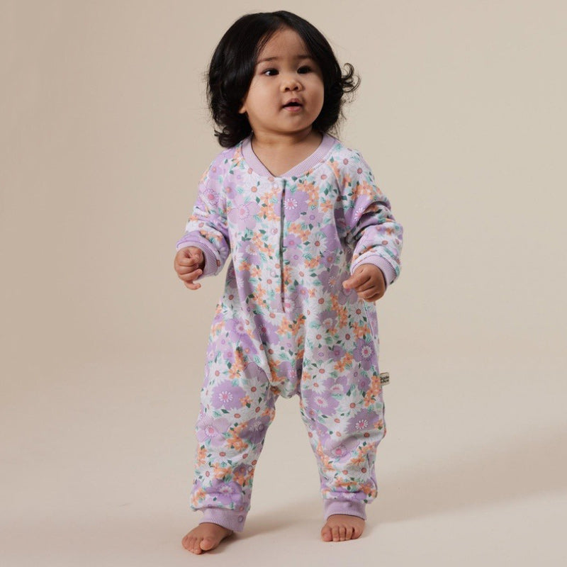 Goldie & Ace Relaxed Terry Romper - Flora
