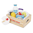 Cheese & Dairy Wooden Market Crate - 8PC