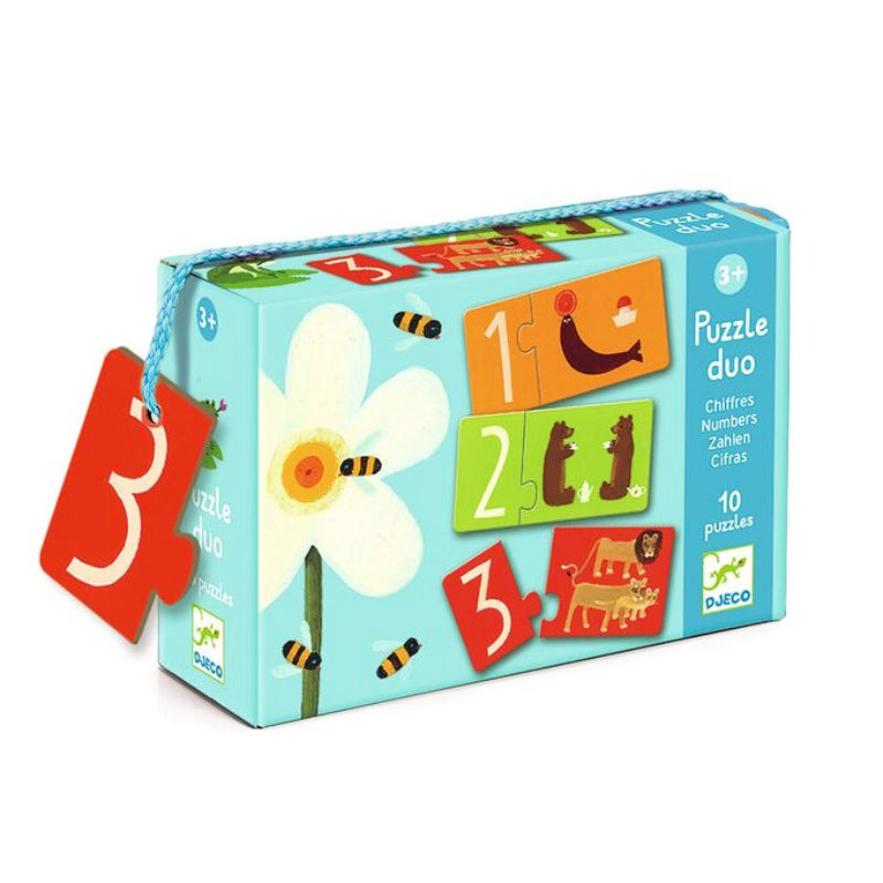Djeco Duo Numbers 20PC Puzzle