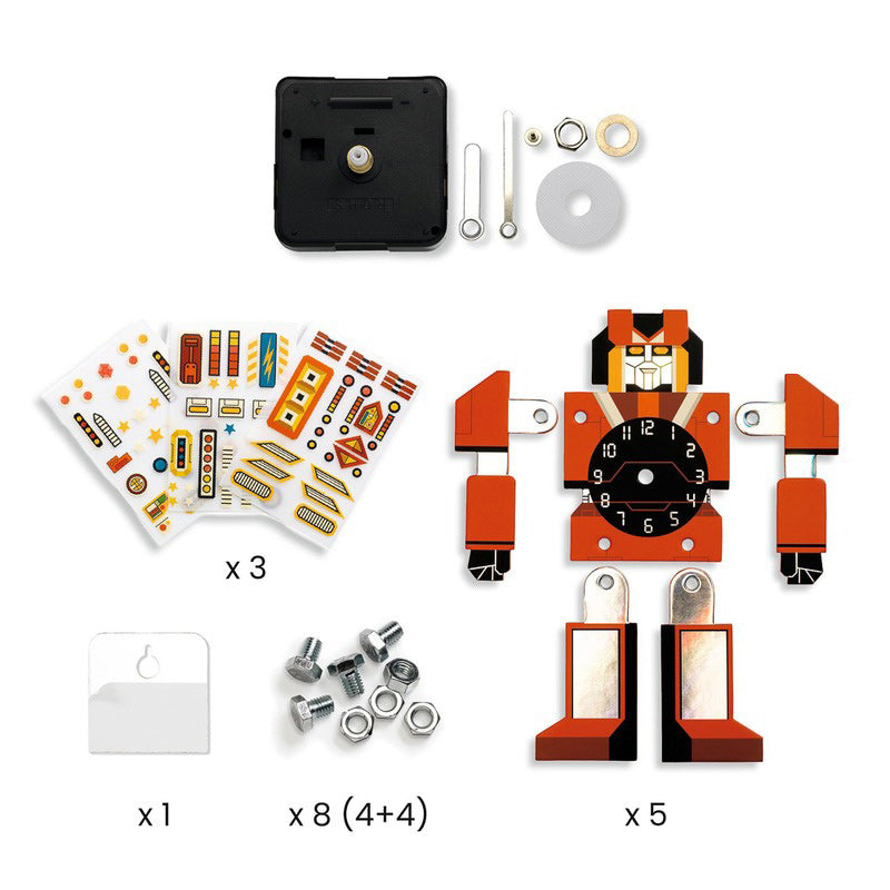 Djeco Do It Yourself Robotime Clock