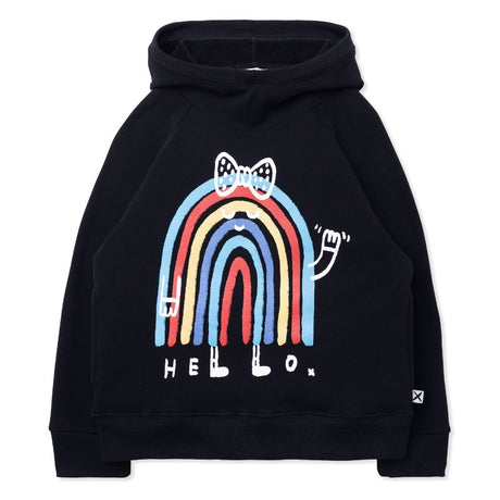 Minti Furry Hood - Hello Rainbow
