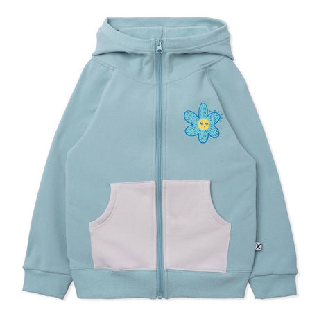 Minti Furry Zip Up - Sleepy Flower