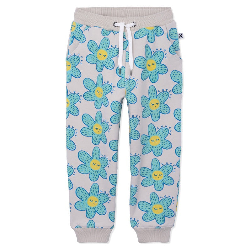 Minti Furry Trackies - Sleepy Flower Stone
