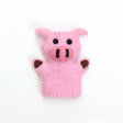 Tara Treasures Felt Finger Puppet - Pig