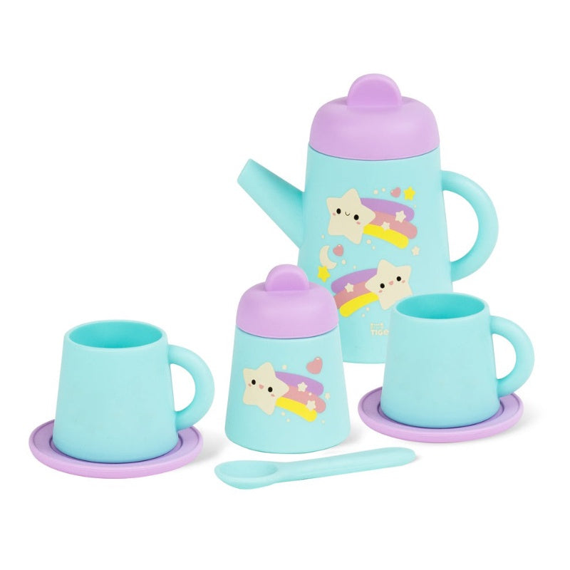 Tiger Tribe Silicone Tea Set - Starlight Party