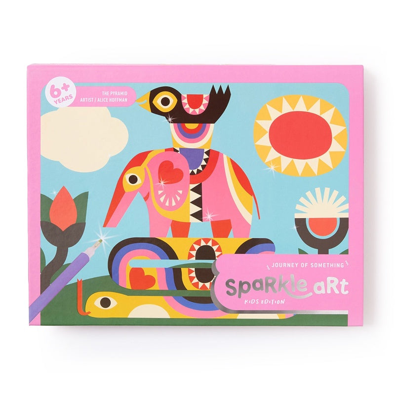 Journey of Something Kids Sparkle Art - The Pyramid