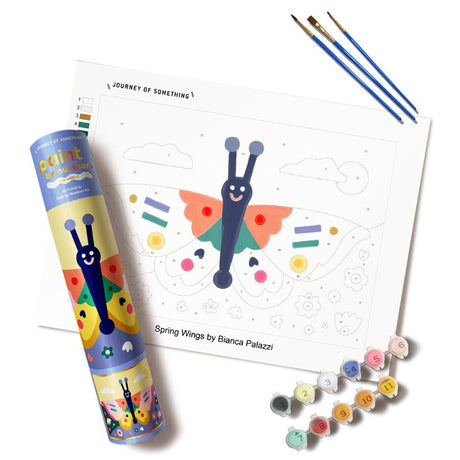 Journey of Something Kids Paint By Numbers Kit - Spring Wings