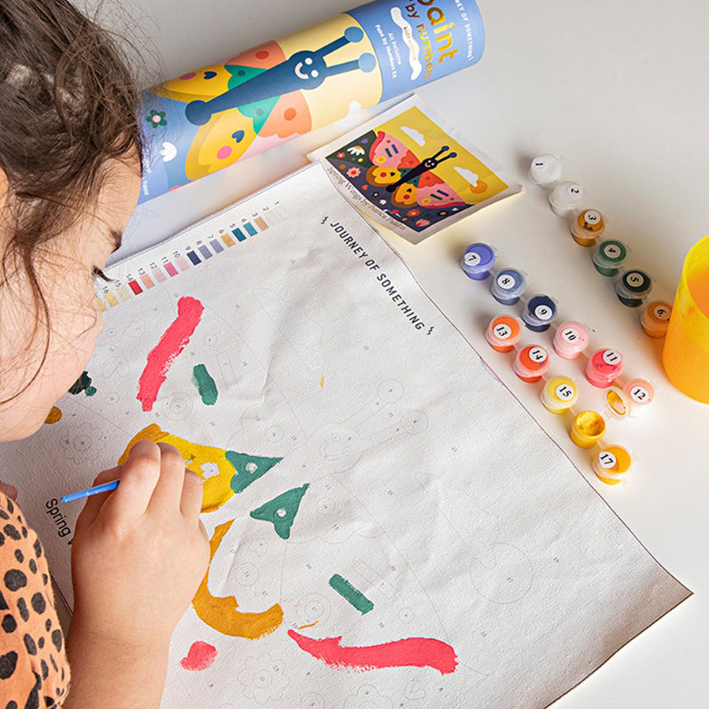 Journey of Something Kids Paint By Numbers Kit - Spring Wings