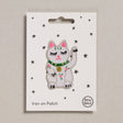 Iron on Patch - Lucky Waving Cat