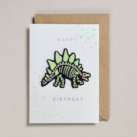 Patch Card - Dinosaur Skeleton