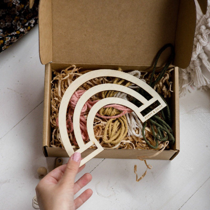 DIY Macrame Rainbow Kit