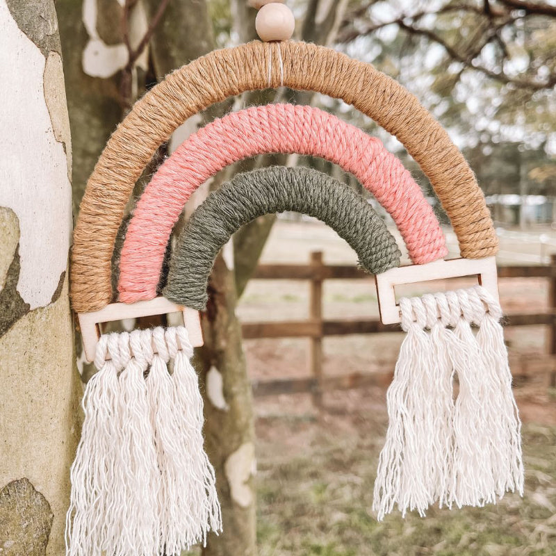 DIY Macrame Rainbow Kit