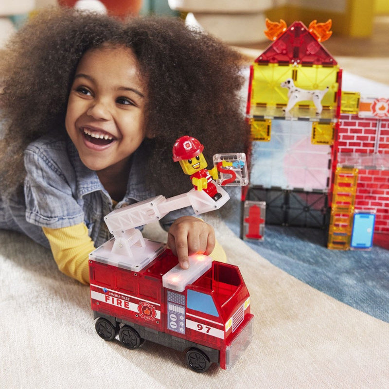 Magna-Tiles Fire Station 50PC
