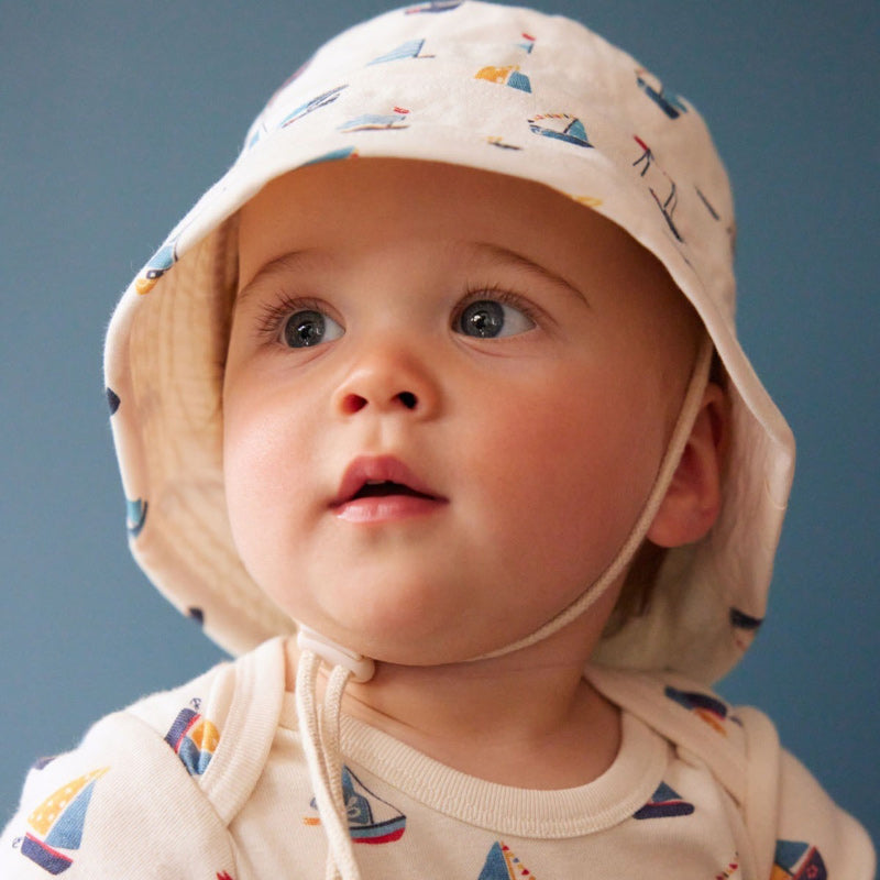 Nature Baby Bucket Sunhat - Regatta