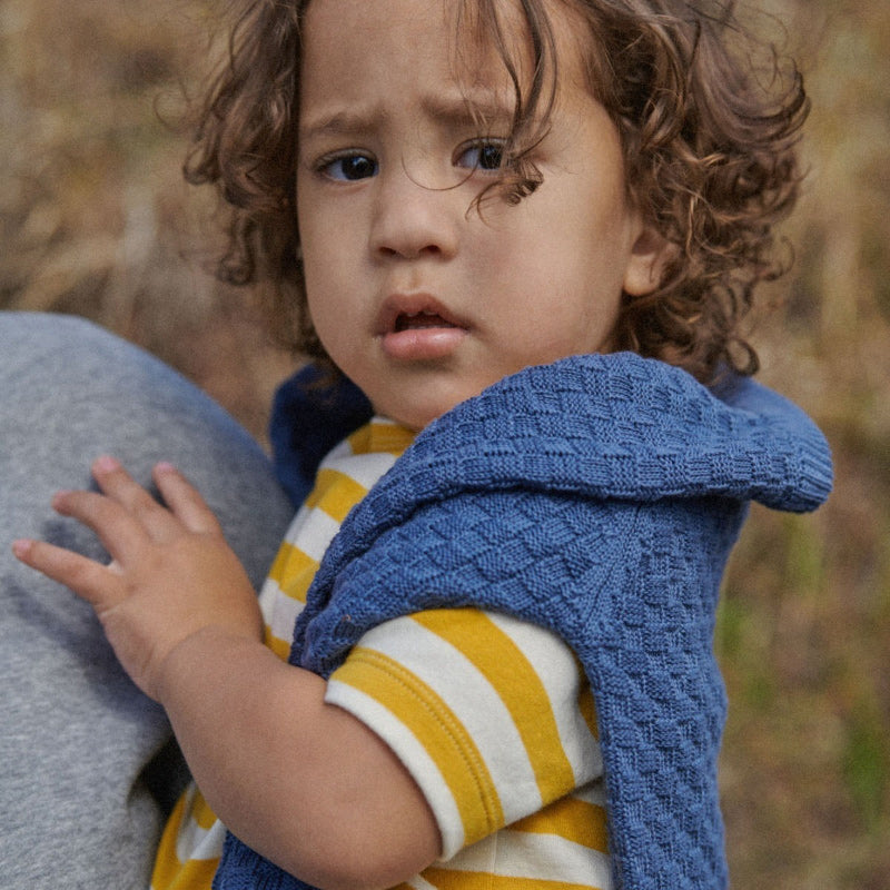 Nature Baby River Tee - Golden Sea Stripe