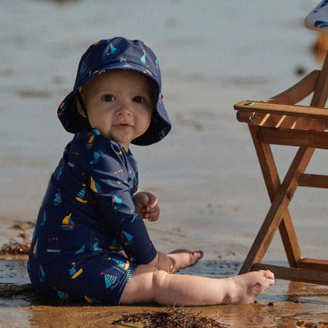 Nature Baby One Piece Bathing Trunks - Regatta Navy