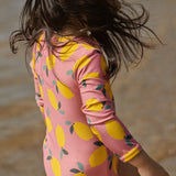 Nature Baby One Piece Bathing Trunks - Lemmony Rose