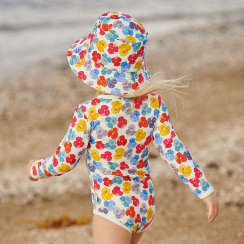 Nature Baby One Piece Bathing Suit - Painted Delphine