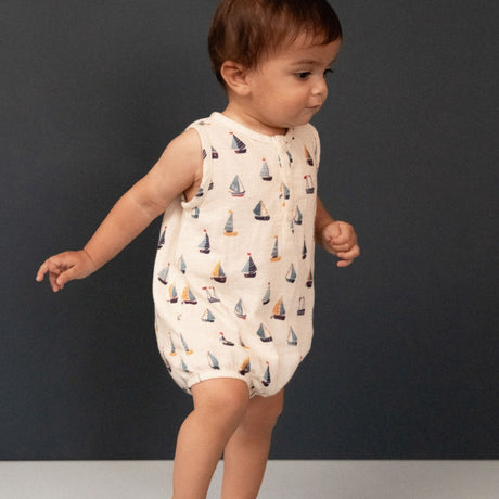 Nature Baby Cedar Suit Muslin - Regatta