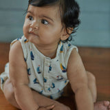 Nature Baby Cedar Suit Muslin - Regatta