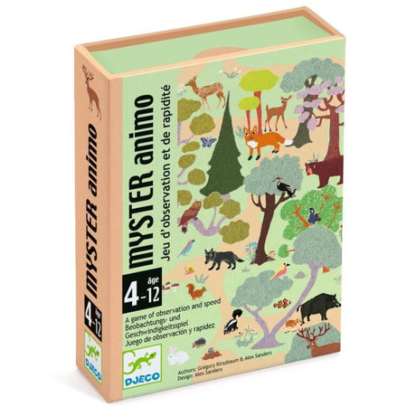 Mystery Animal Observation & Speed Card Game