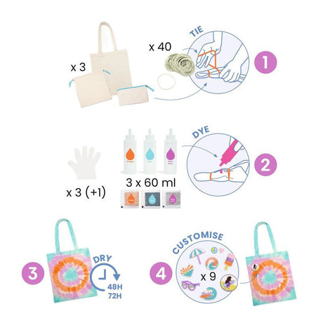 Djeco Do It Yourself Tie Dye Bag