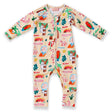 Halcyon Nights Long Sleeve Romper - Coo-ee!