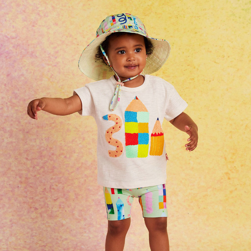 Halcyon Nights Kids Bike Shorts - Scribble Squad