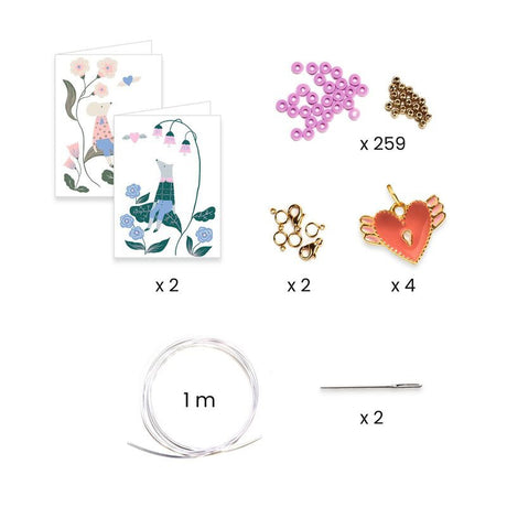 Djeco You & Me Beads Set - Heishi Hearts