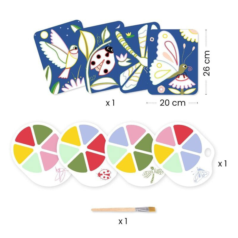 Djeco Painting Set - Creepy Crawlies