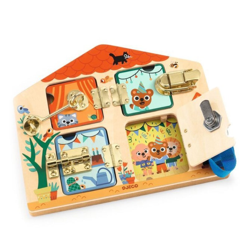 Djeco Cabanalock Wooden Puzzle