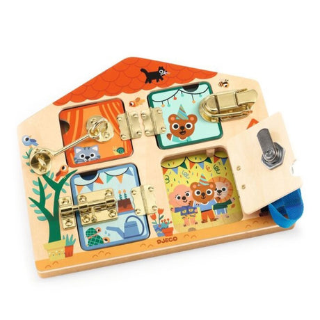 Djeco Cabanalock Wooden Puzzle