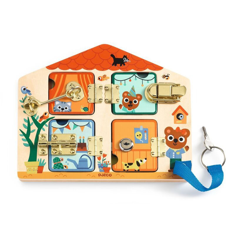 Djeco Cabanalock Wooden Puzzle