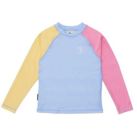 Crywolf Long Sleeve Rash Vest - Pop Colourblock