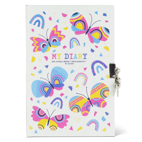 My Diary Lockable - Butterflies