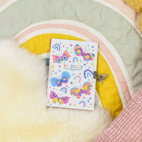 My Diary Lockable - Butterflies