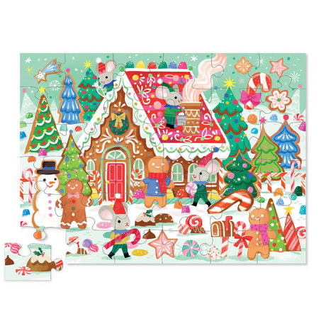 Classic Floor Puzzle 36PC - Gingerbread House