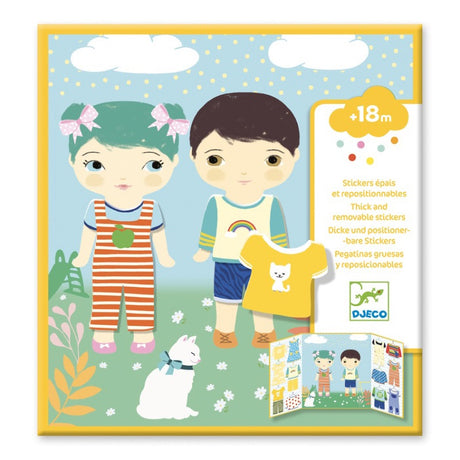 Djeco Stickers Set - Clothes