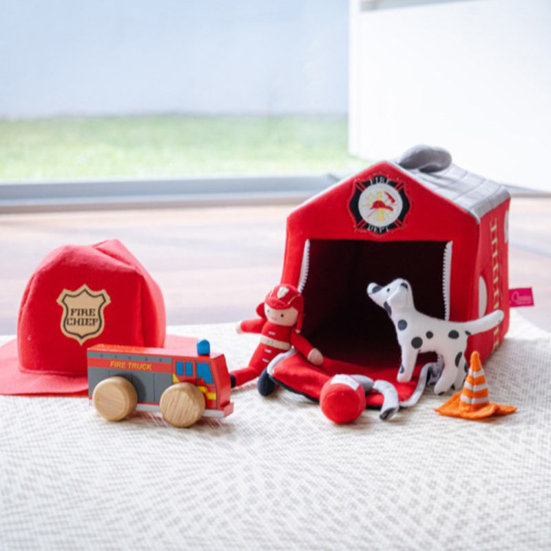 Fabric Fire Station Toy Set