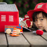 Fabric Fire Station Toy Set