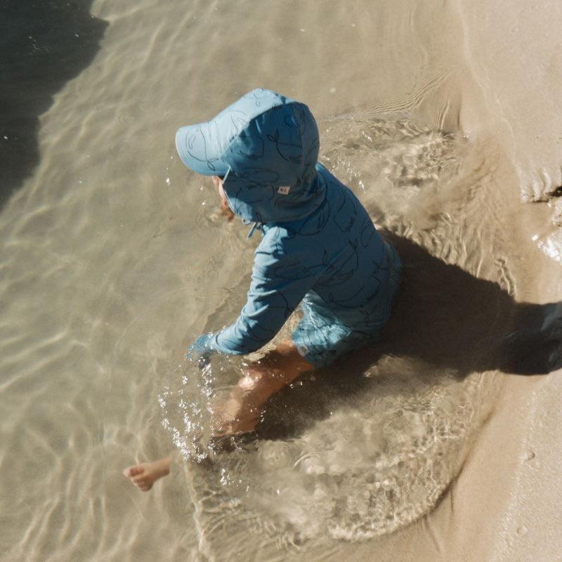 Nature Baby Dash Swim Hat - Blue Whale