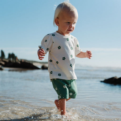Nature Baby Selby Shorts - Flora Peppermint