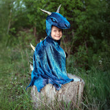 Starry Night Dragon Costume - Teal/Gold
