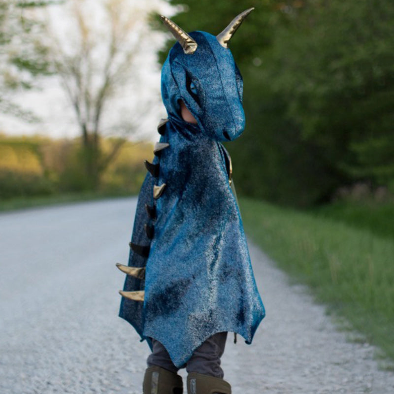 Starry Night Dragon Costume - Teal/Gold
