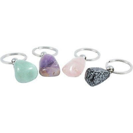 Tumbled Gemstone Keyring