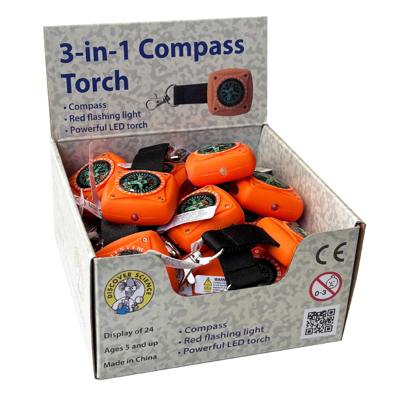 3-in-1 Compass Torch
