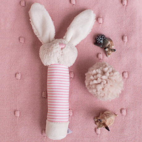 Bella Bunny Rattle - Pink